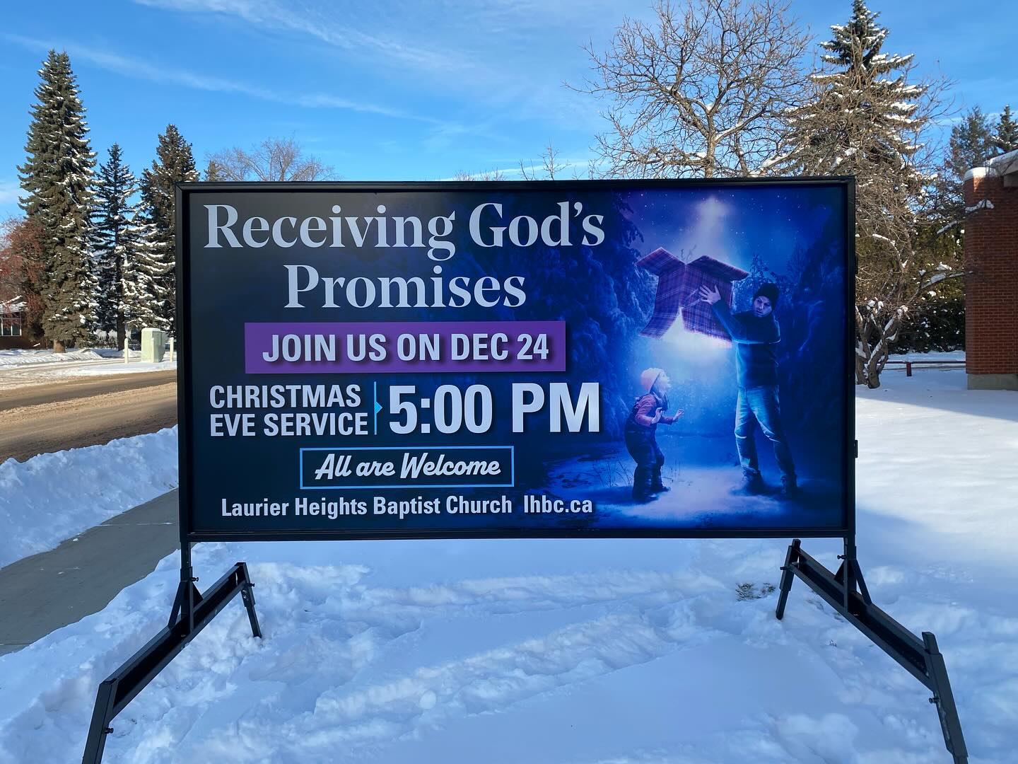 Lethbridge School Sign