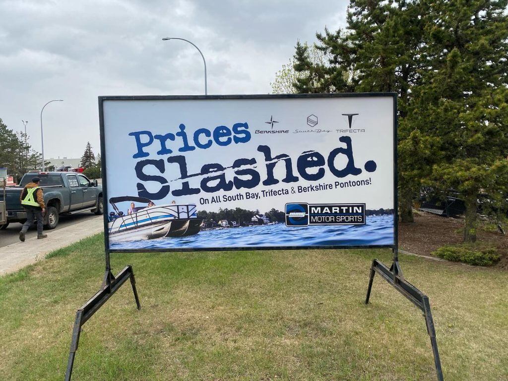 Lethbridge Portable Sign