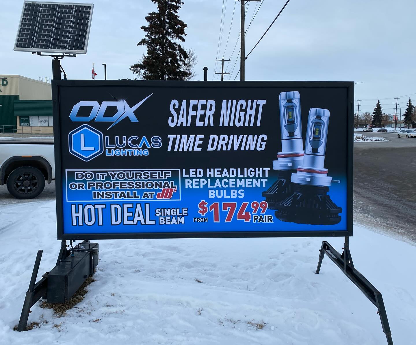 Lethbridge School Sign